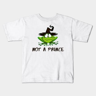 Not a Prince Frog Kids T-Shirt